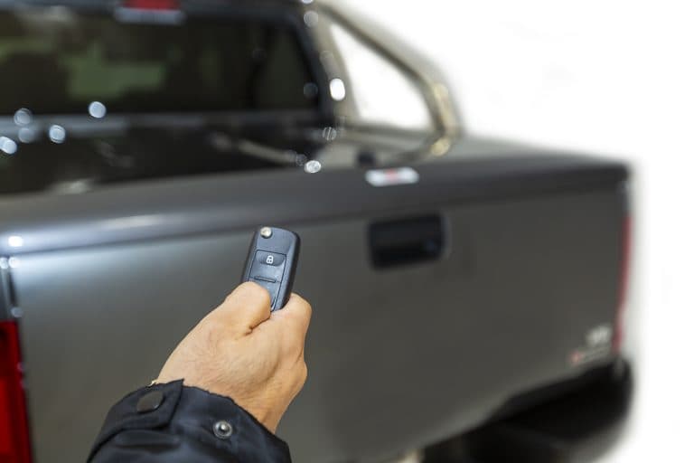 Ute Tailgate Lock: Australian-made HSP Tail Lock fitted to the tailgate for secure locking