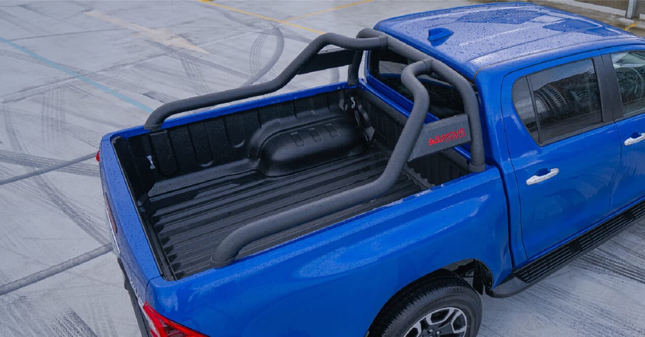 Ute Sports Bar: HSP Armour Bar mounted behind the cab of a dual cab ute