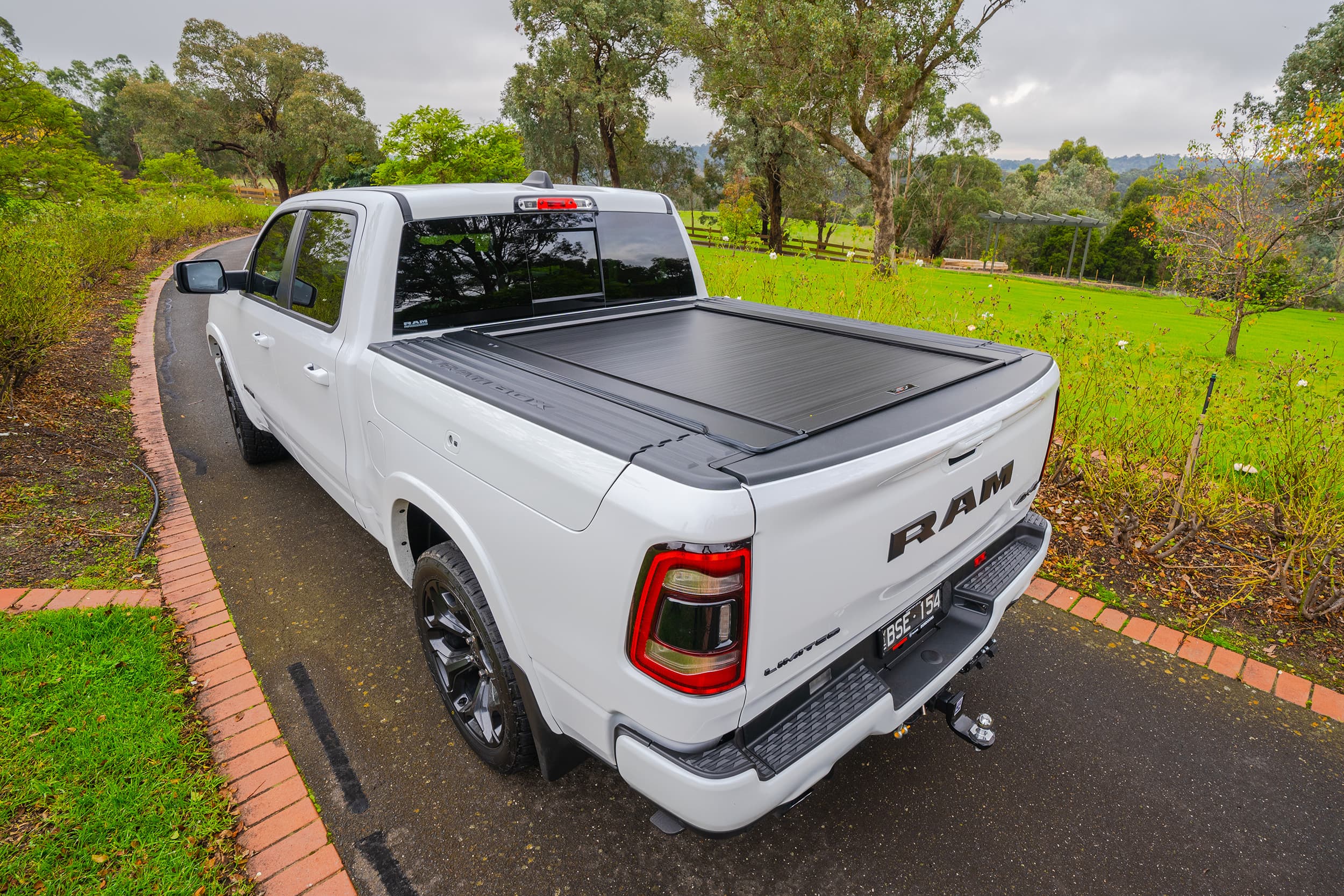 Ute Accessories: Australian-made roller covers, racks and tub gear on a dual cab ute on a RAM