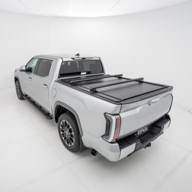 Toyota Tundra with HSP Electric Roller Cover and Load Bar – powerful electric ute lid with load-carrying crossbar system