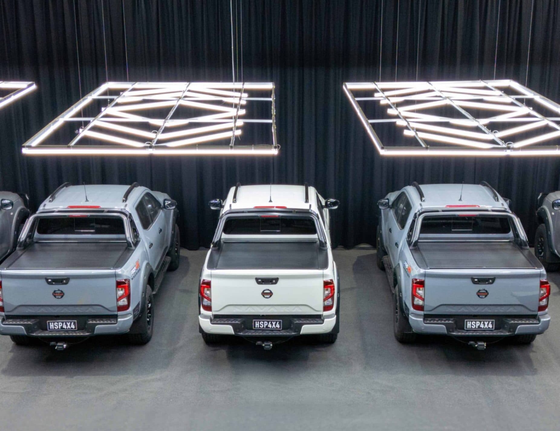 HSP ute accessories fitted across a commercial fleet of dual cab utes