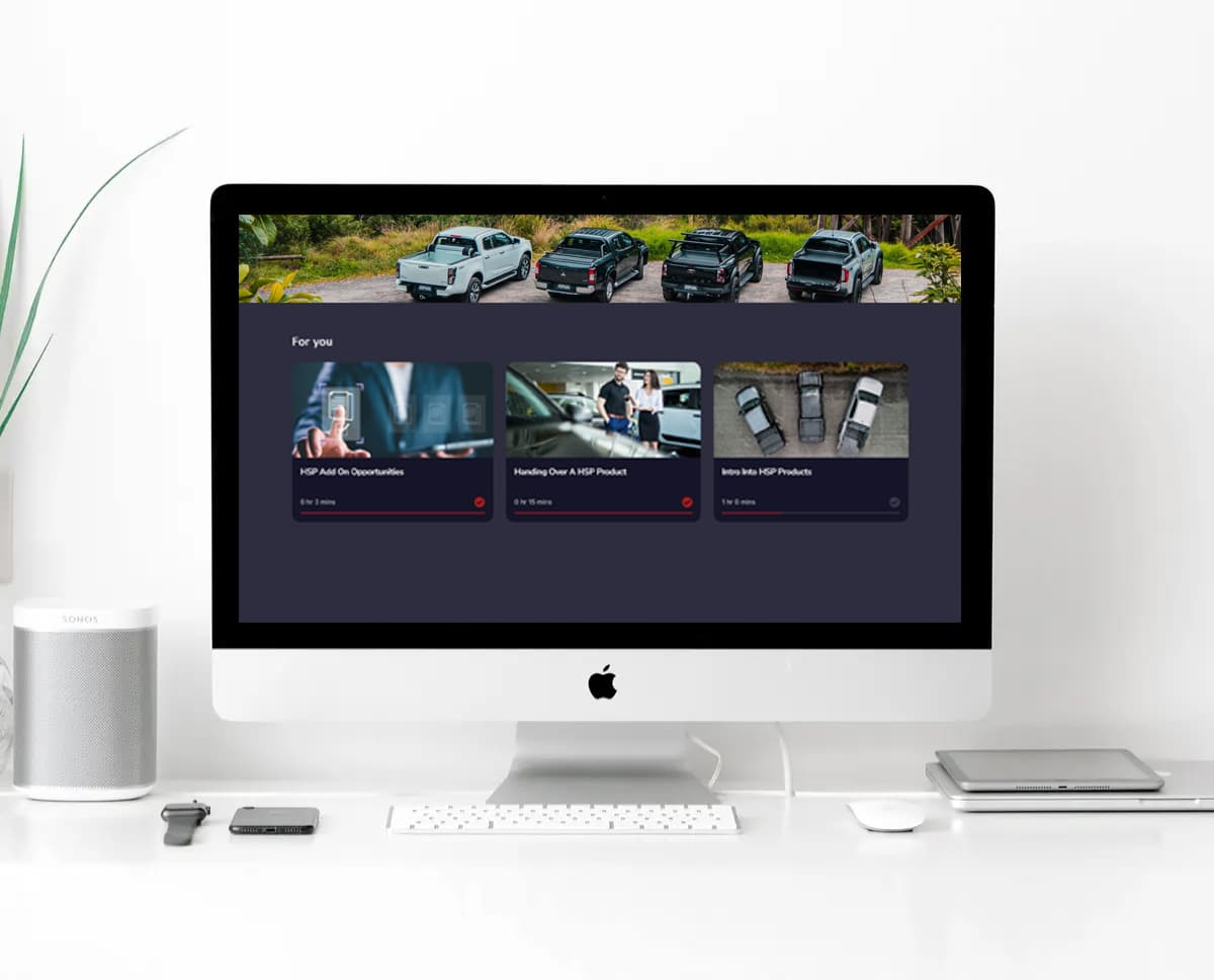 HSP dealer training portal for ute accessory fitment