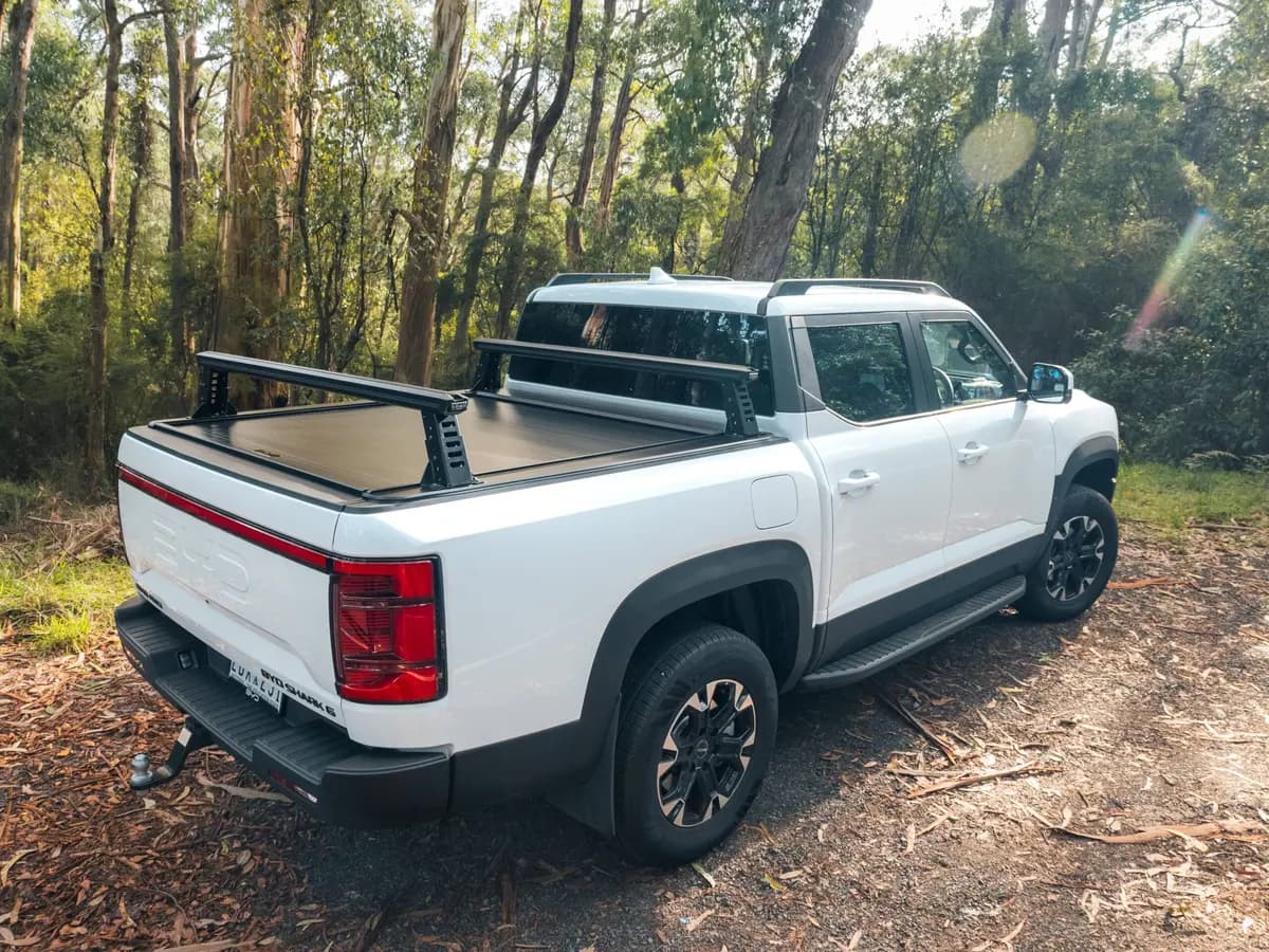 BYD Shark Tonneau Cover: HSP Roll R Cover electric roller shutter fitted over the ute tub