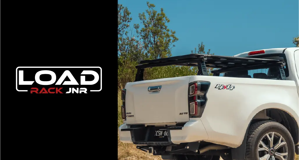 Ford Ranger Tub Rack: HSP Load Rack JNR mounted to the tub and carrying gear