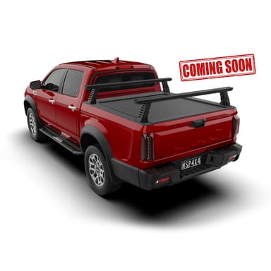 JAC T9 tub rack fitted for rooftop tent mounting, touring gear transport, and trade equipment support.