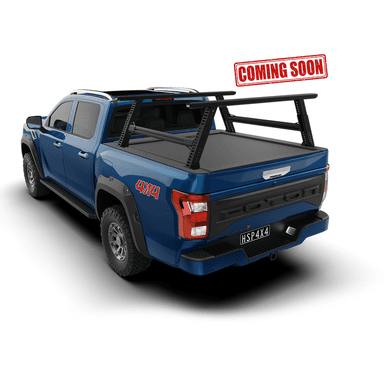 Foton Tunland V7 and V9 with HSP Electric Roller Cover and ladder racks – electric ute cover solution for trades and load carrying