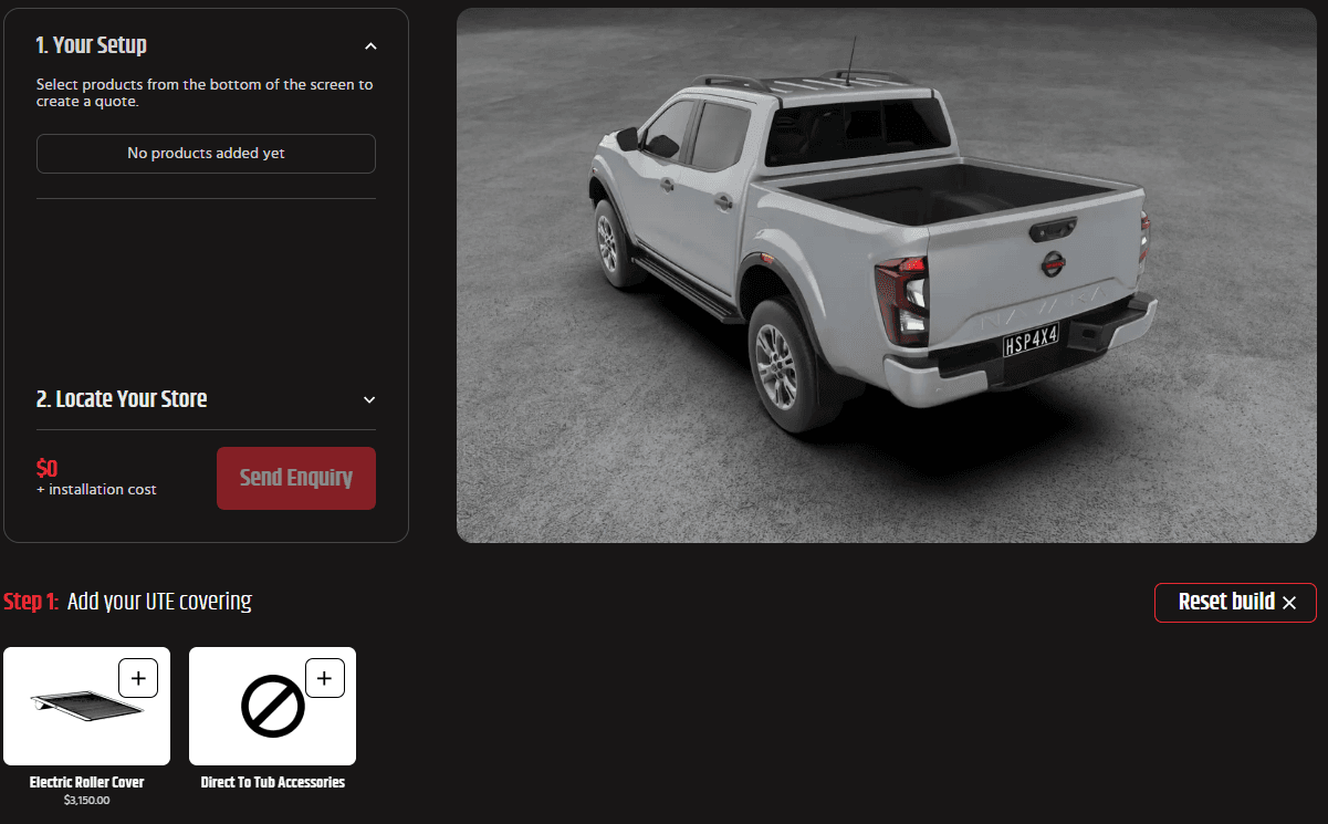 Nissan Navara 3D Builder Showcase