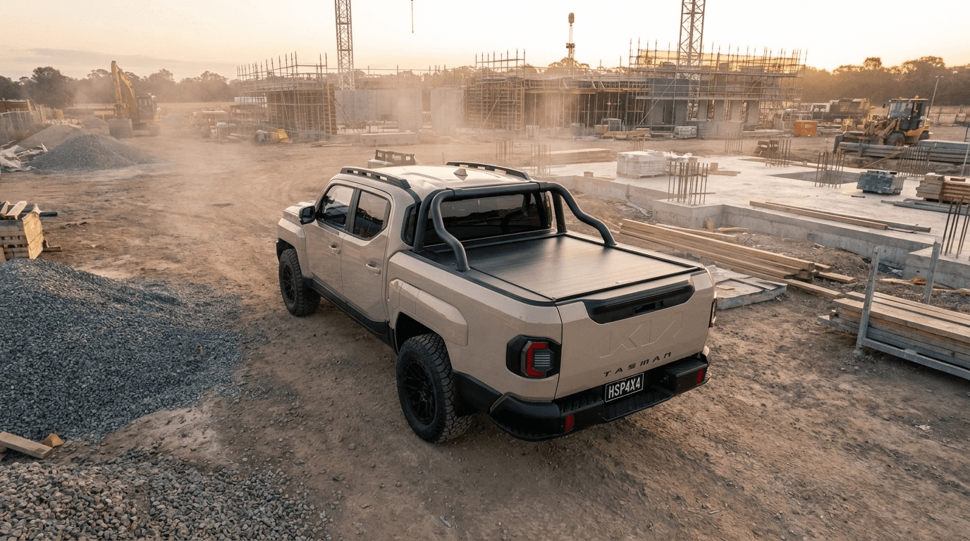 Kia Tasman Accessories: Australian-made HSP accessories on a Kia Tasman
