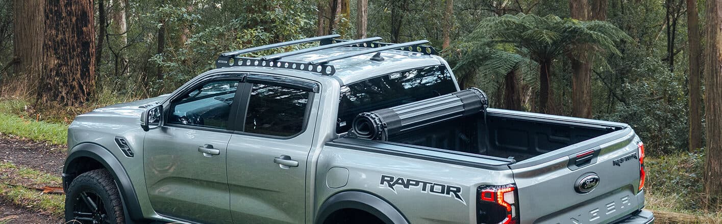 Main showcase of our ute roll up tonneau cover for the Ford Ranger.