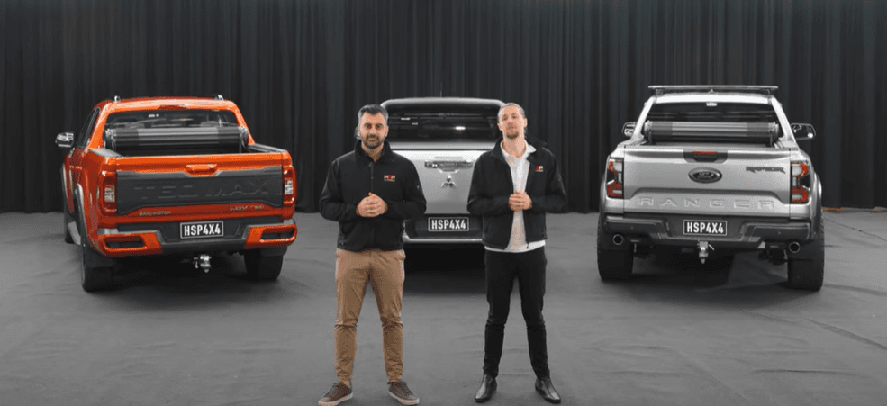Ute Tonneau Cover: Australian-made HSP Roll Mate closed over the ute tub on a dual cab