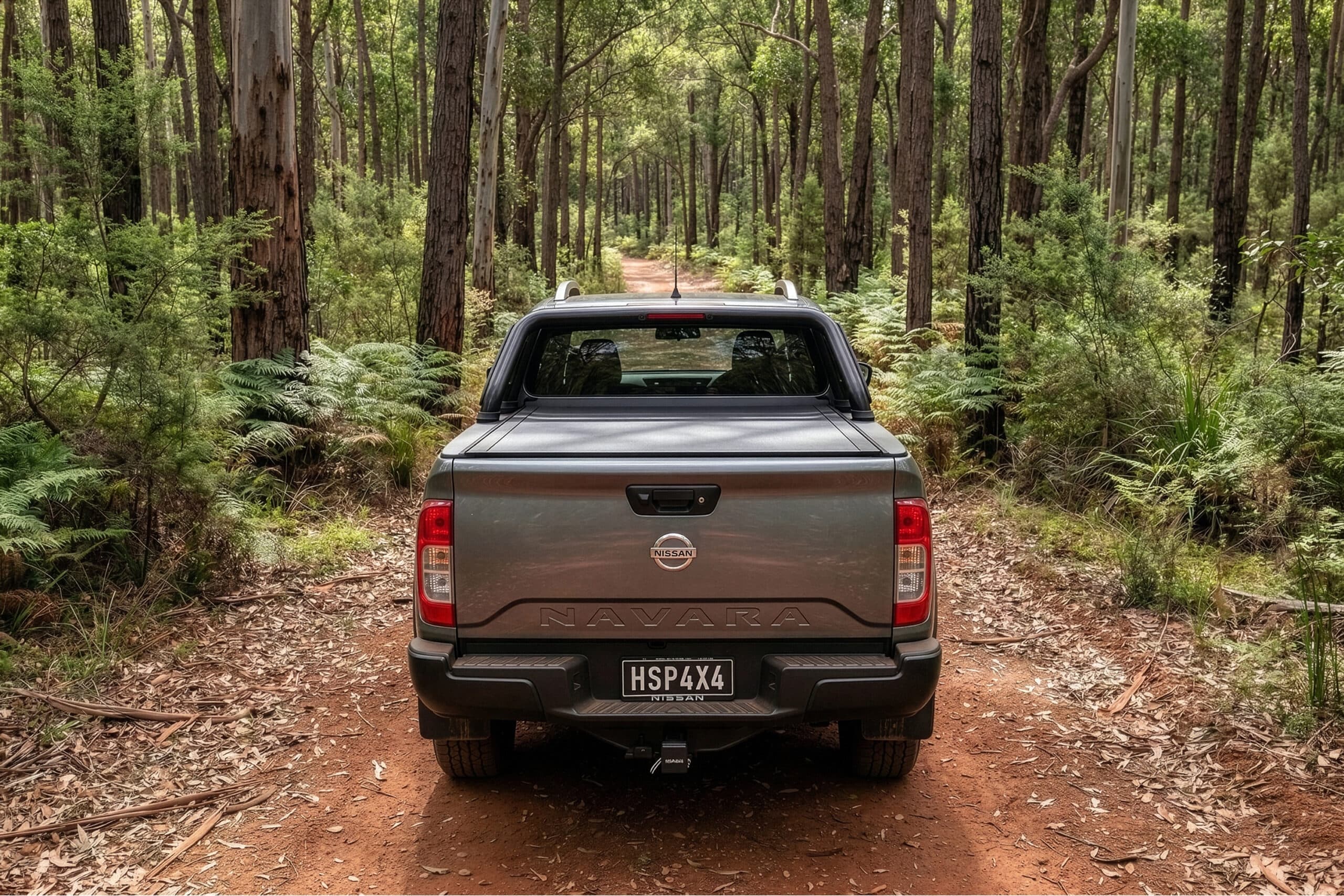 HSP Roll R Cover and sports bar on a Nissan Navara Warrior dual cab