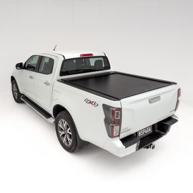 Diagonal Shot of our HSP Roller Shutter for the Isuzu DMAX