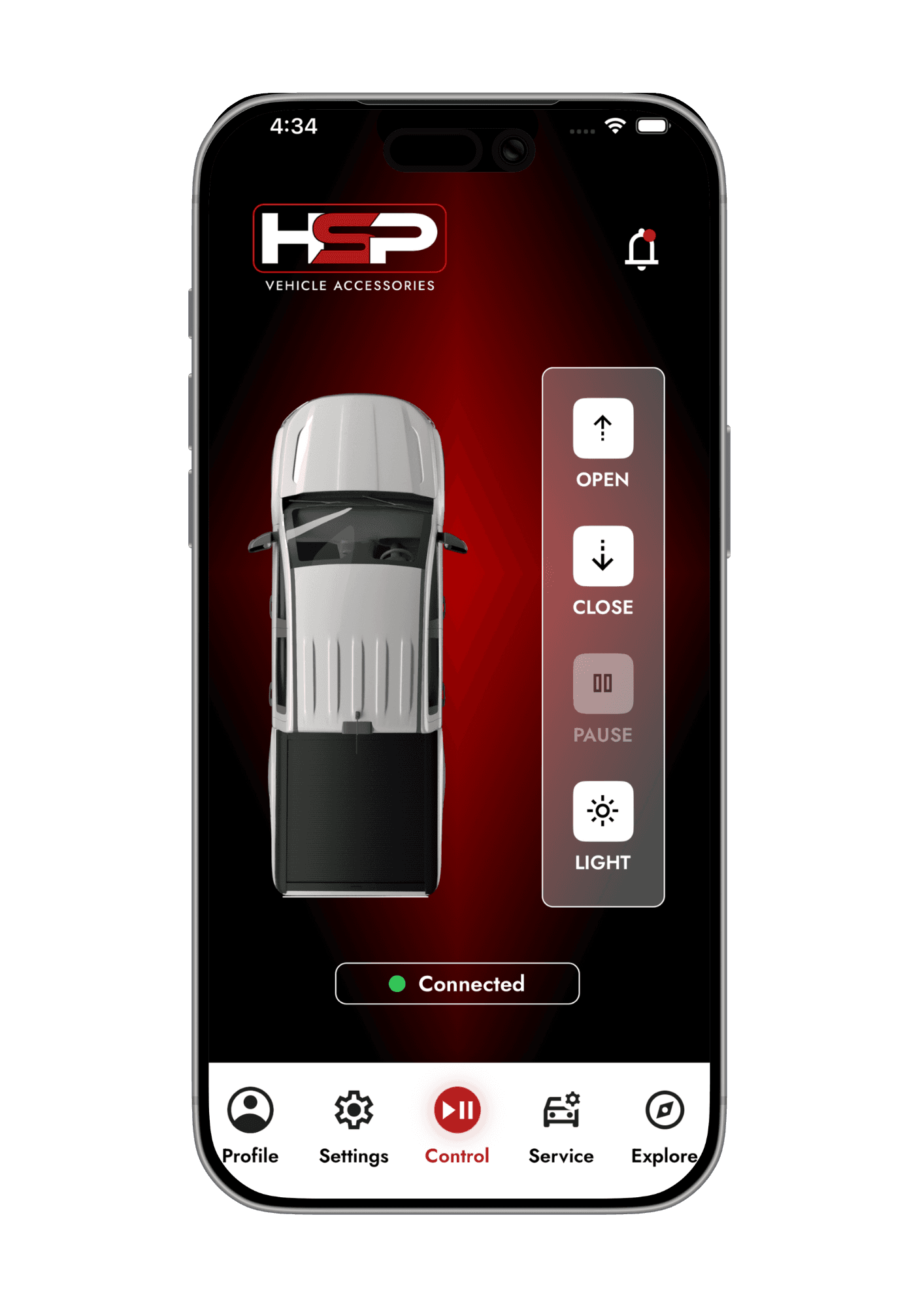 HSP ute accessories on display at a vehicle dealership