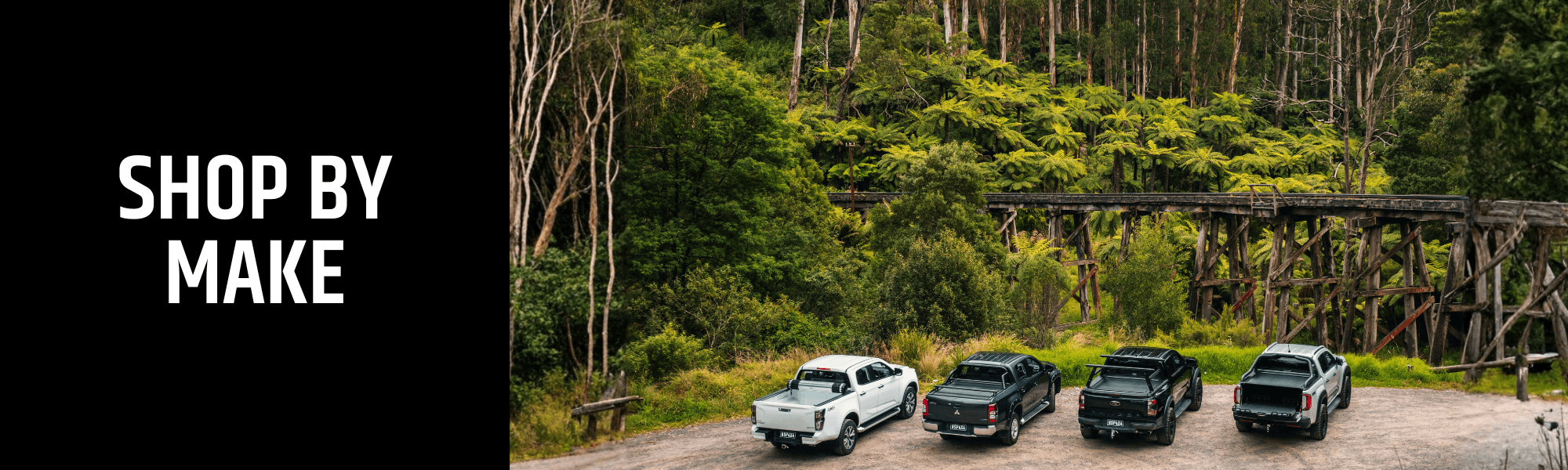 Shop HSP ute accessories by vehicle make, from Ford Ranger to Toyota HiLux