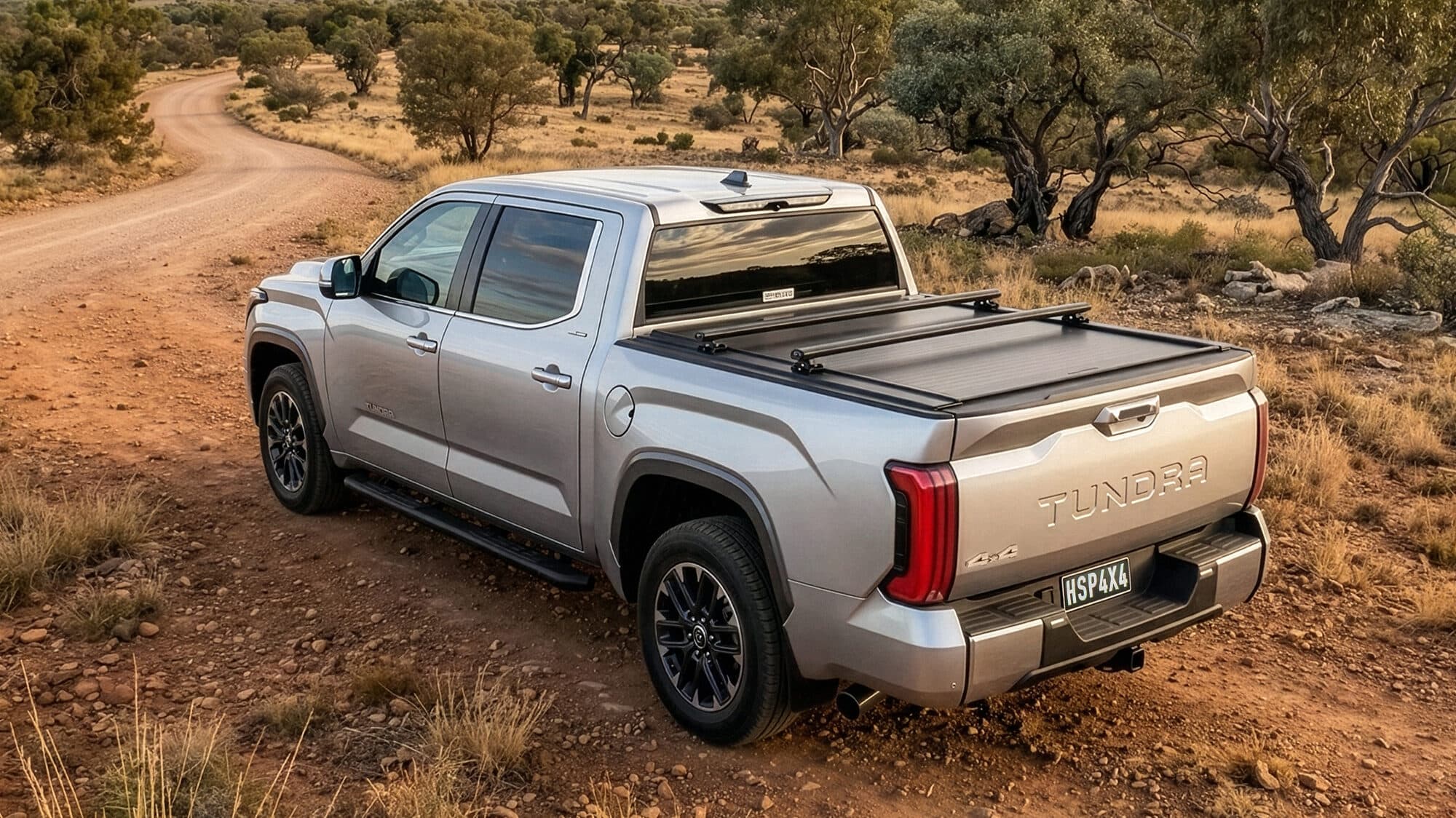 HSP Load Bars: Load Bar mounted across the tub for extra load carrying on a Toyota Tundra