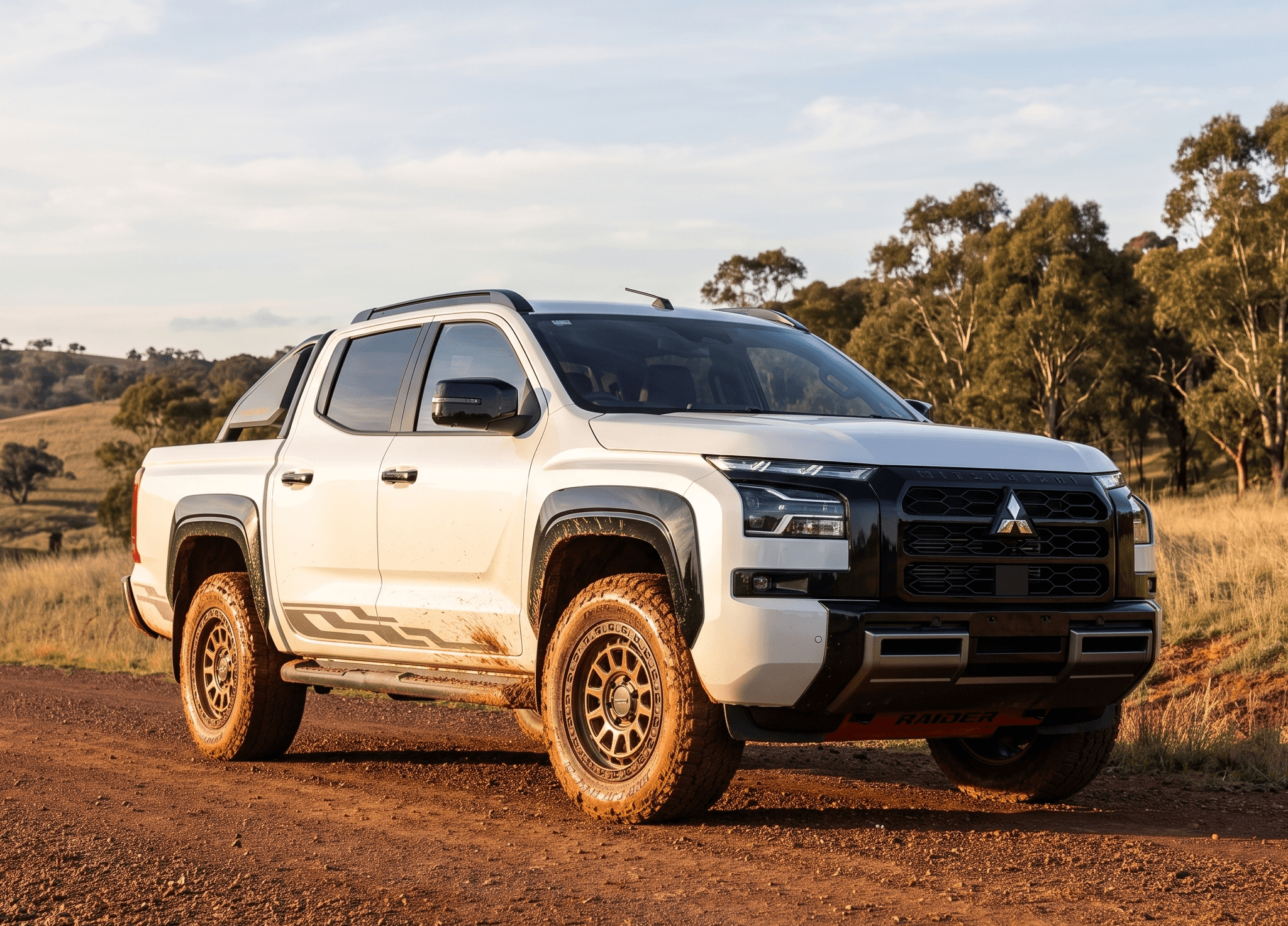 Mitsubishi Triton Raider with factory sports bar, ready for HSP accessories